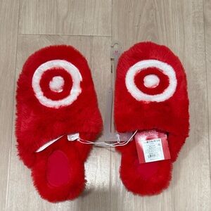 Target Red Fuzzy Slippers